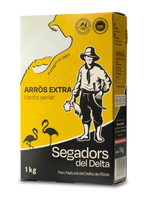 Arròs perlat extra Segadors Arrossaires del delta de l'Ebre 1 kg