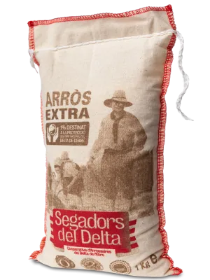 Sac arròs extra Segadors Arrossaires del delta de l'Ebre 1 kg