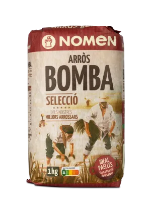 Arròs bomba Nomen Arrossaires del Delta de l'Ebre 1 kg