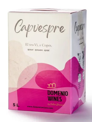 Vi rosat bag in box Capvespre Domenio Wines 5 l