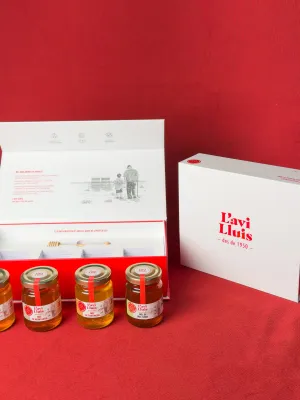 Lot 4 pots de mel Prèmium 125 g