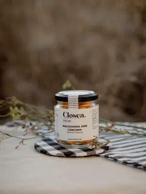 Macadàmia amb cúrcuma La Closca Cooperativa Fruits Secs Les Garrigues 100 g