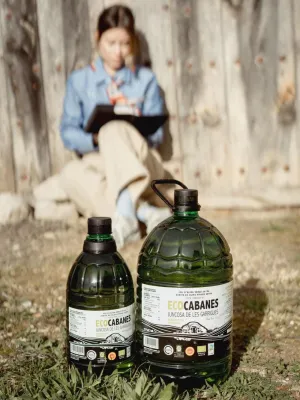 Oli d’Oliva Verge Extra Ecològic garrafa EcoCabanes de Juncosa