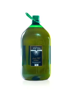 Oli d'Oliva Verge Extra garrafa Arrels 1957 Sevillenca Coperelló