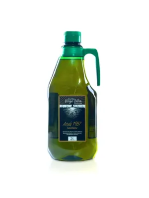 Oli d'Oliva Verge Extra garrafa Arrels 1957 Sevillenca Coperelló