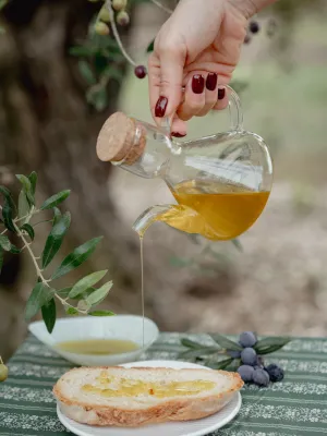 Oli d'Oliva Verd Verge Extra garrafa Degustus La Granadella