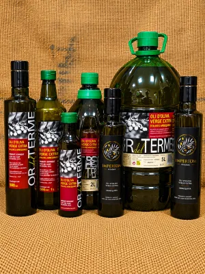 Oli d'Oliva Verge Extra garrafa Or del terme Camp de Bovera