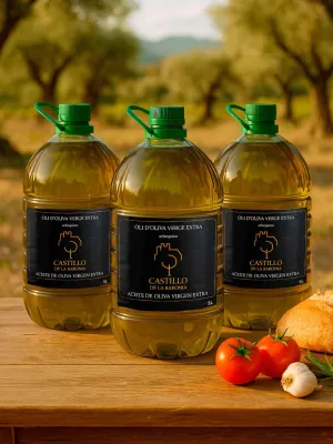 Pack 3 garrafes Oli d'Oliva Verge Extra Castell de Baronia 5 l