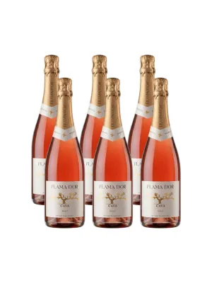 Pack 6 unitats Cava rosat brut Flama d'Or Celler Vila-rodona 750 ml
