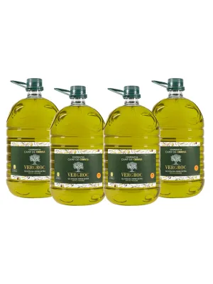 Pack garrafes Oli d'Oliva Verge Extra Vergroc Camp de Cervià 5 l