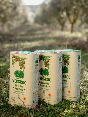 Pack 3 llaunes Oli d'Oliva Verge Extra Vergroc Camp de Cervià 5 l