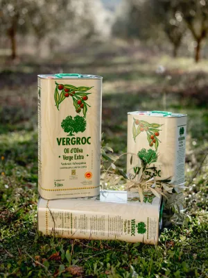 Pack 3 llaunes Oli d'Oliva Verge Extra Vergroc Camp de Cervià 5 l