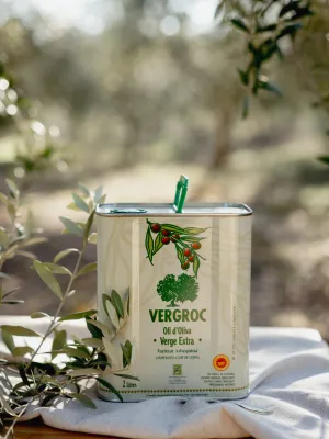 Pack 6 llaunes Oli d'Oliva Verge Extra Vergroc Camp de Cervià 2 l