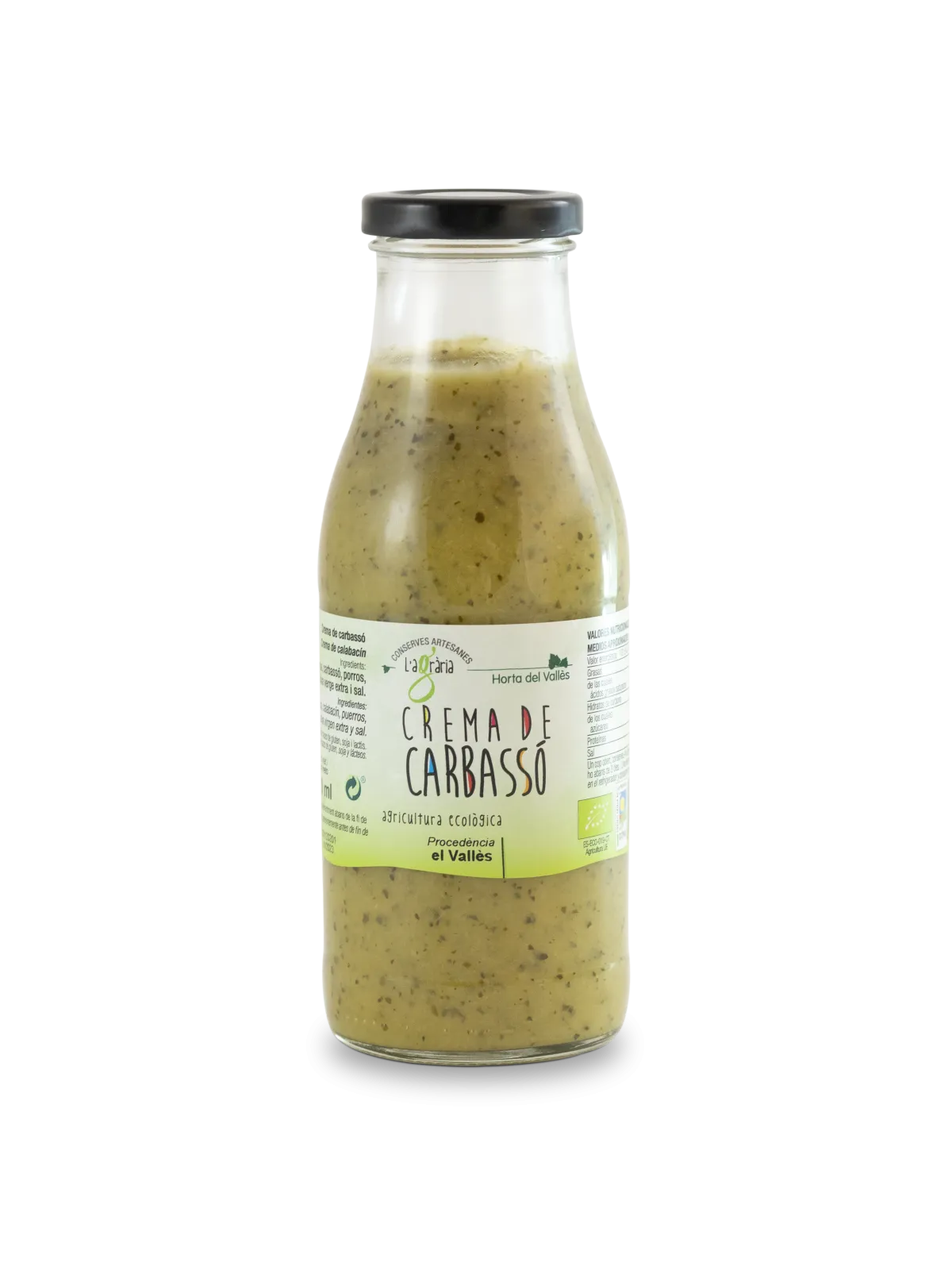 Crema de carabassó Eco Agrària del Vallès 500 ml