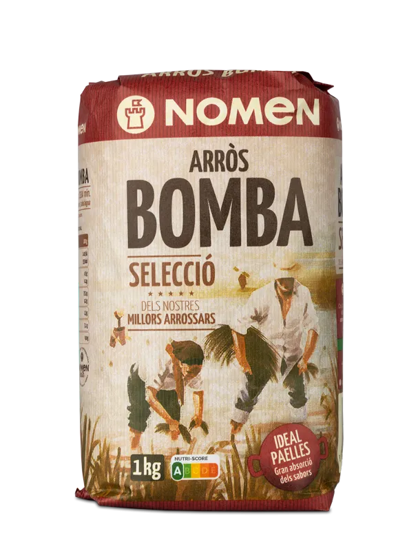 Arròs bomba Nomen Arrossaires del Delta de l'Ebre 1 kg