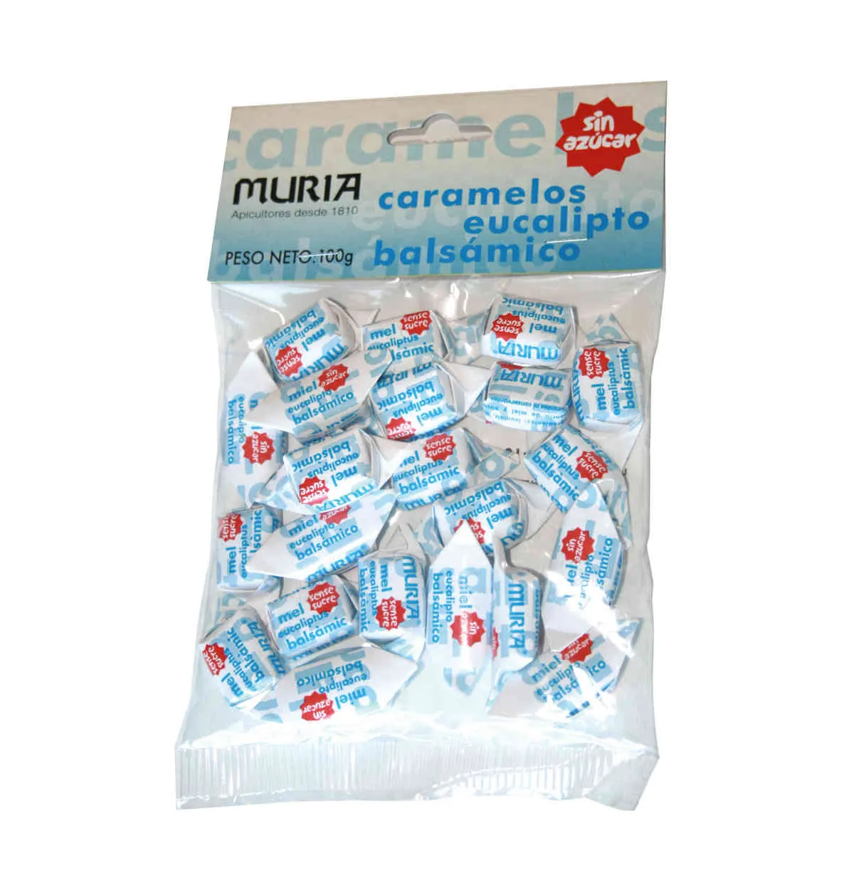 Caramels de mel i eucaliptus sense sucre Muria