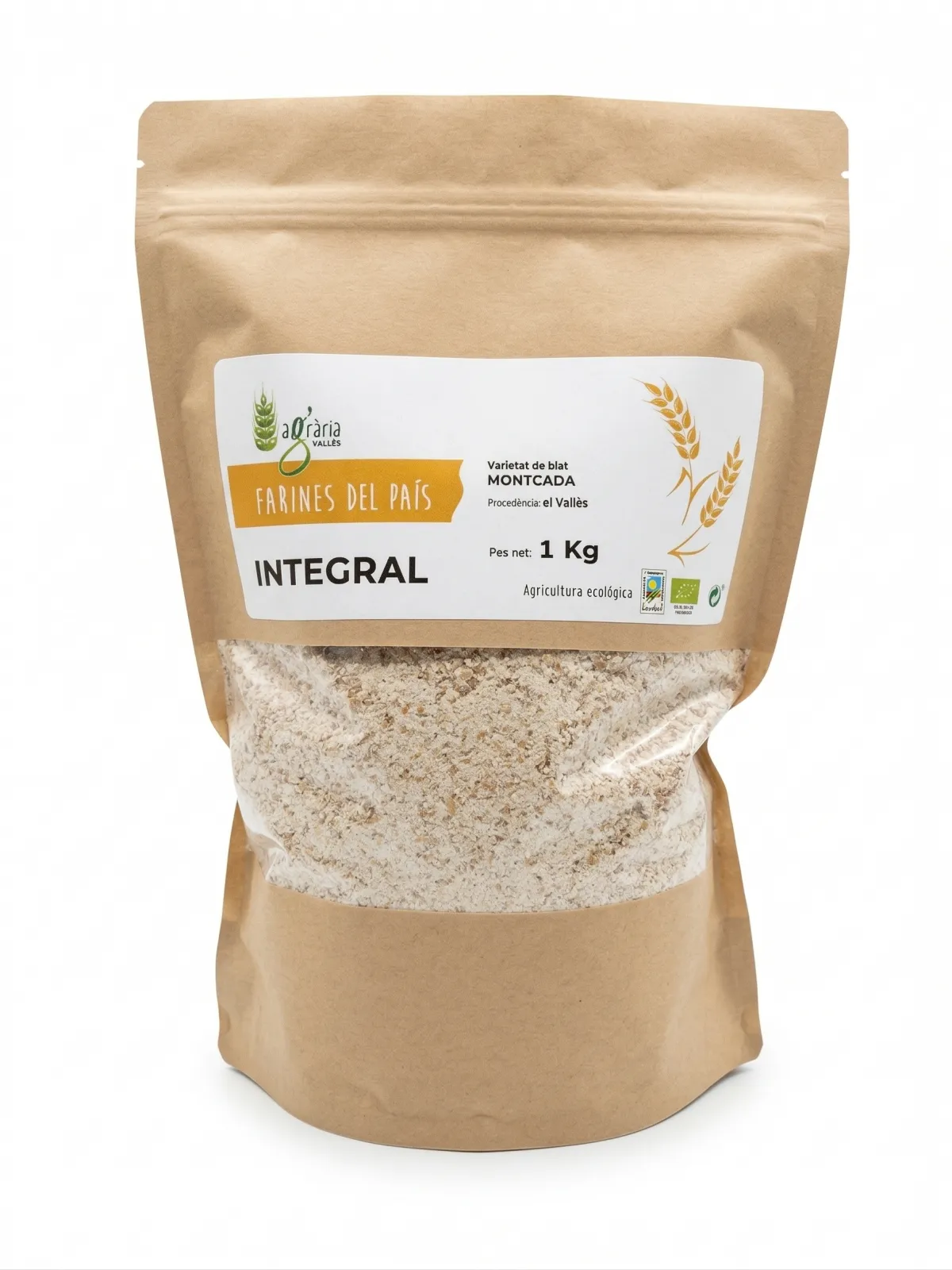 Farina integral Eco Montcada Agrària del Vallès 1 kg