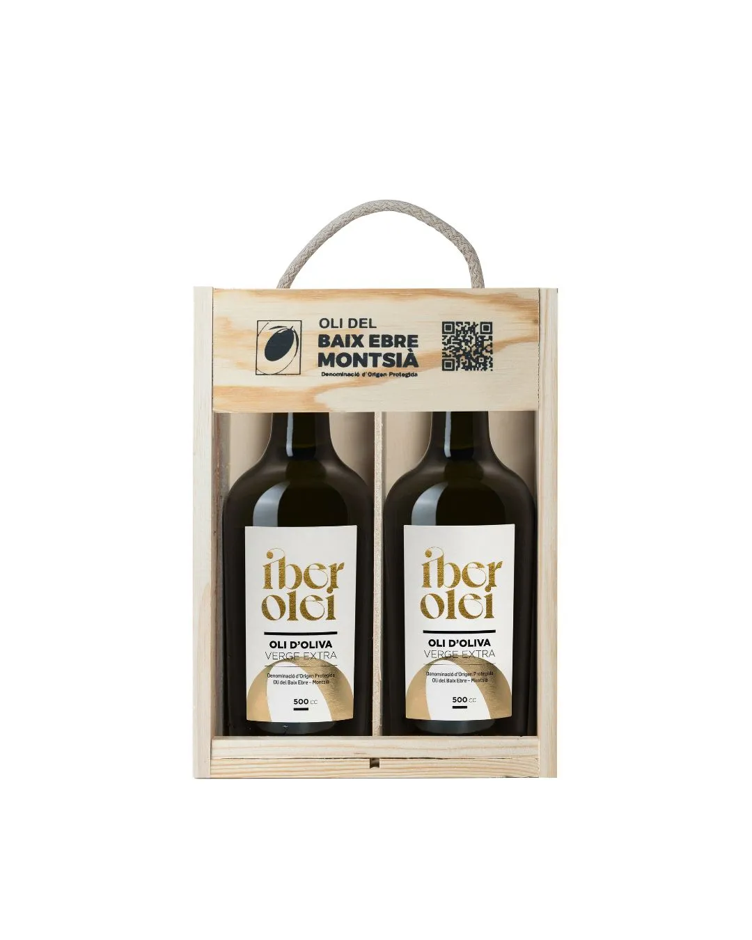 Lot 2 ampolles Oli d'Oliva Verge Extra Iberosolei 500 ml