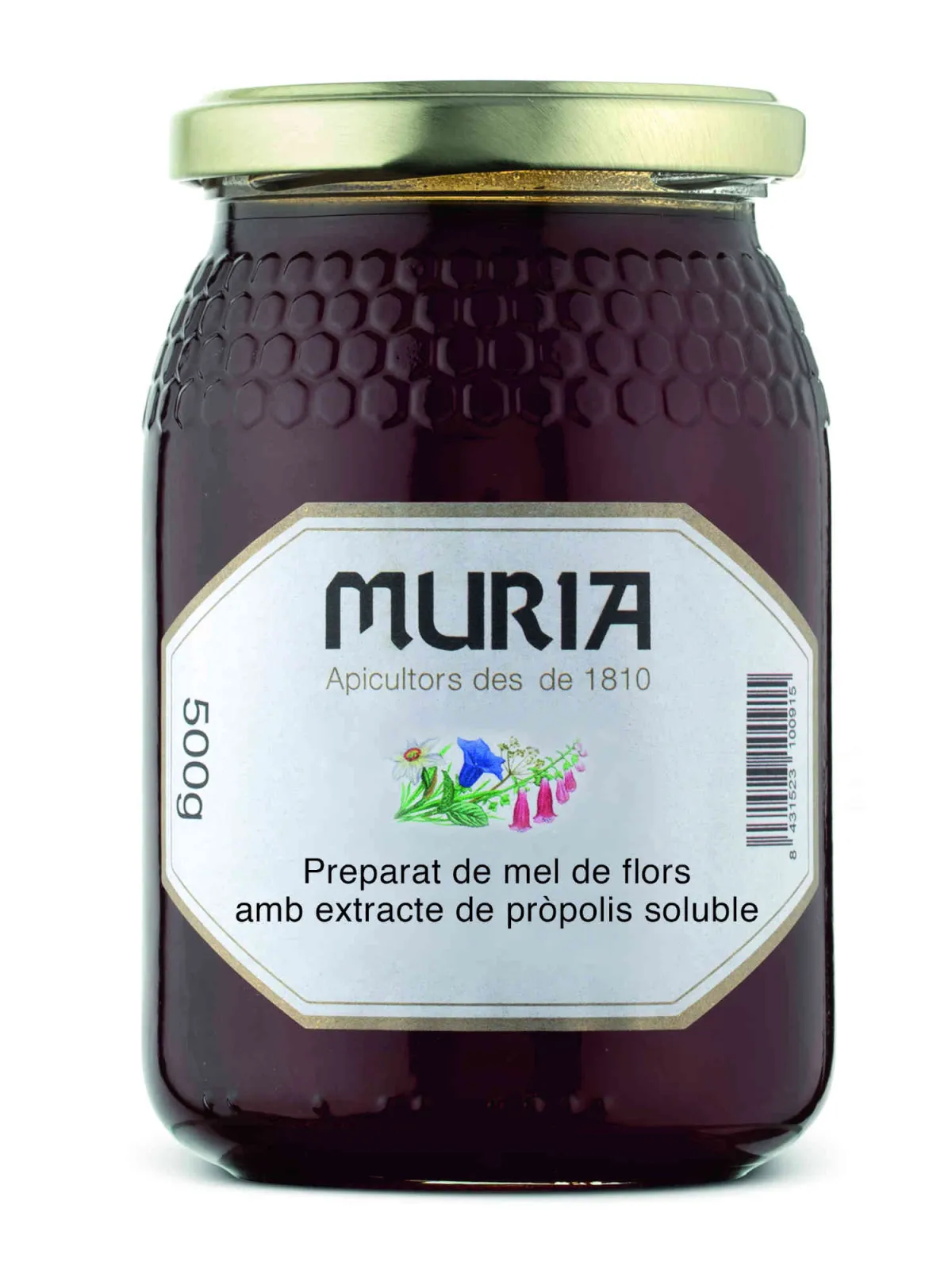 Mel de flors amb extracte de pròpolis Muria