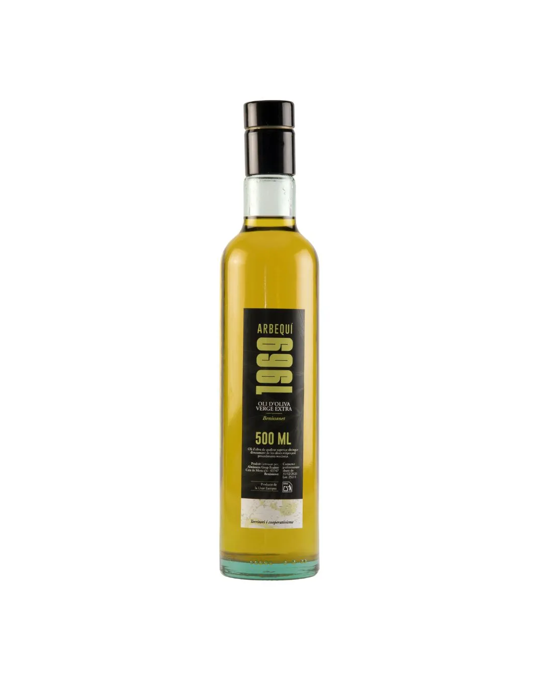 Oli d'Oliva Verge Extra ampolla Arbequí 1969 Grup Fruiter  Benissanet