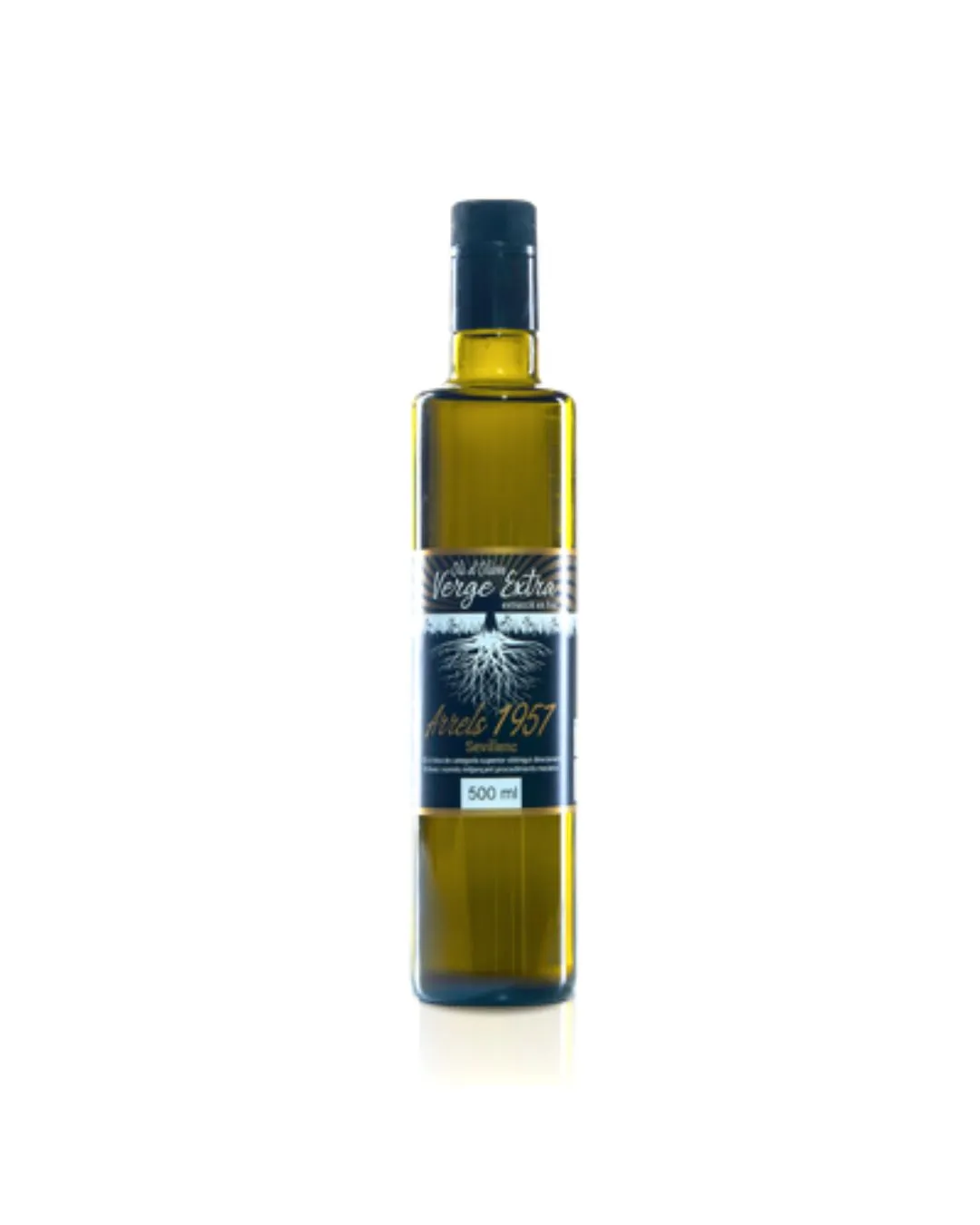 Oli d'Oliva Verge Extra ampolla Arrels 1957 Sevillenca Coperelló
