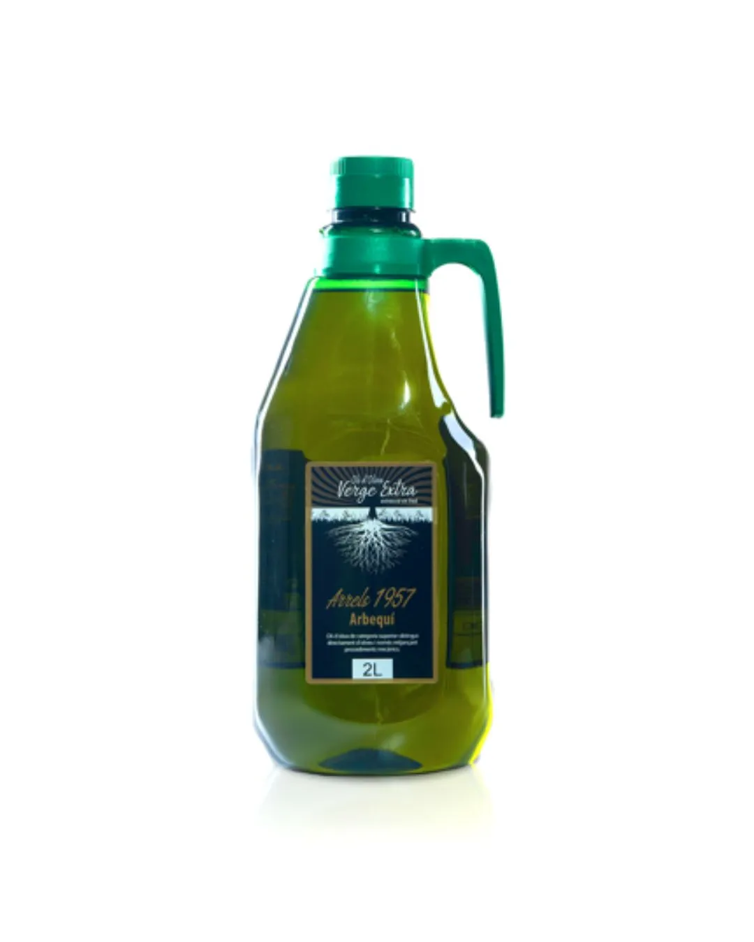 Oli d'Oliva Verge Extra garrafa Arrels 1957 Arbequí Coperelló