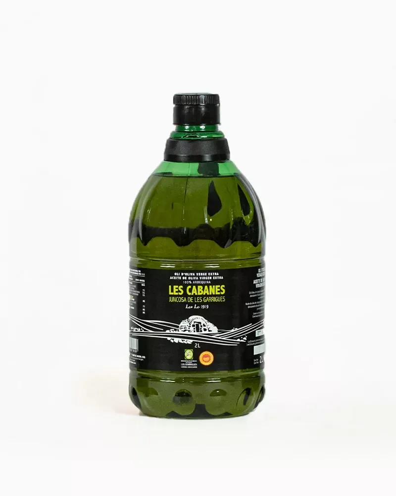 Oli d’oliva Verge Extra garrafa Les Cabanes Juncosa 2l