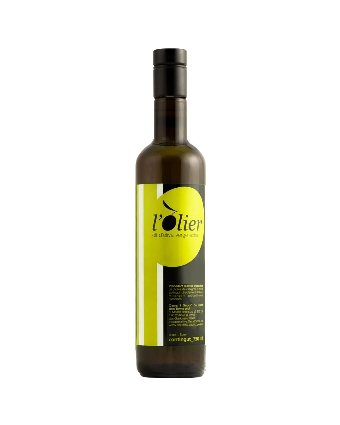 Oli d'Oliva Verge Extra ampolla l'Olier Els Torms