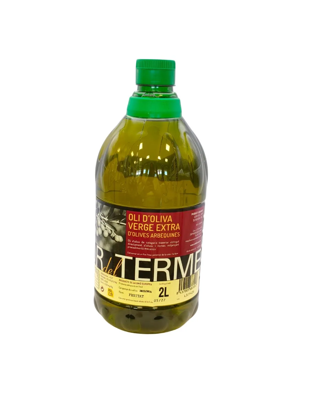 Oli d'Oliva Verge Extra garrafa Or del terme Camp de Bovera