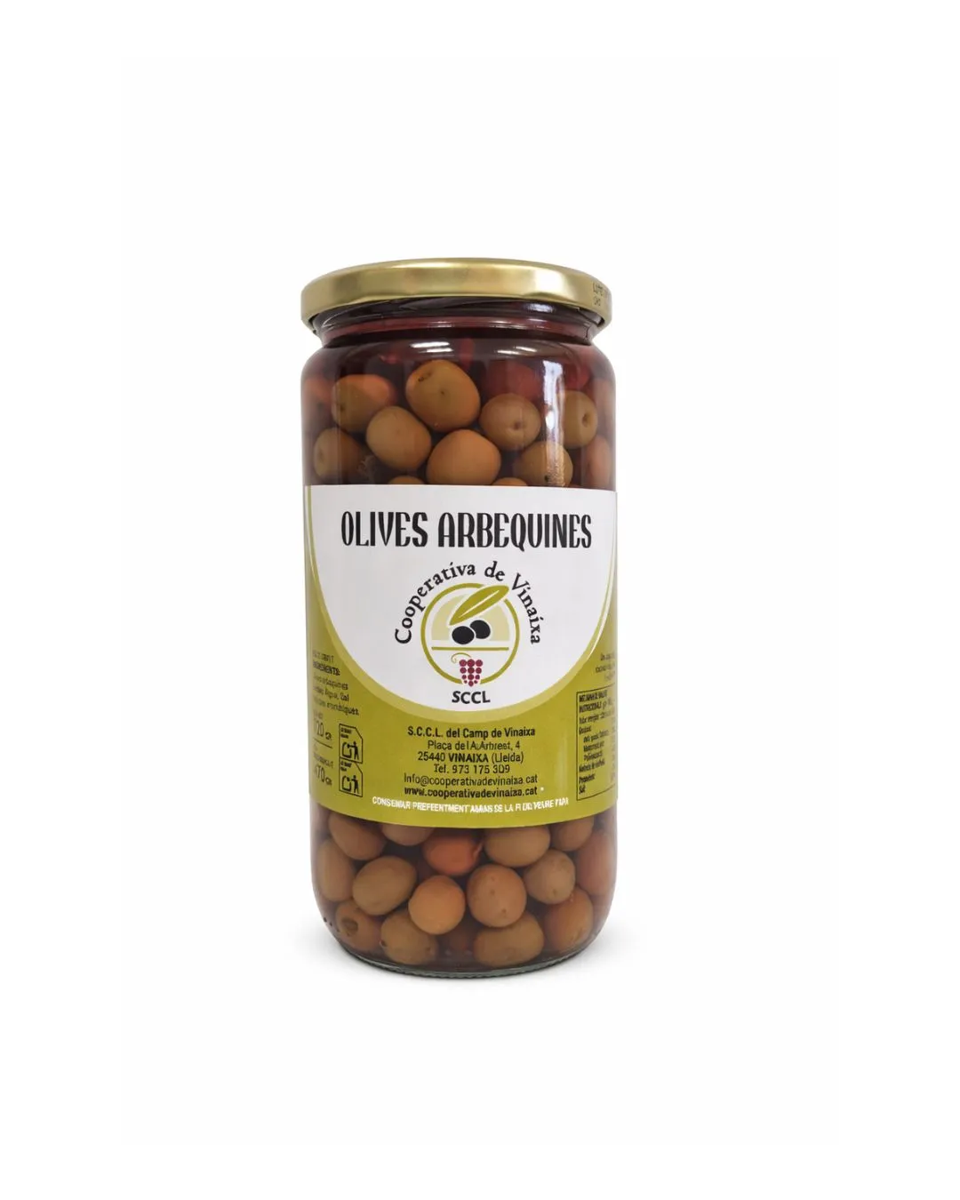 Olives Arbequines Vall de Vinaixa 470 g