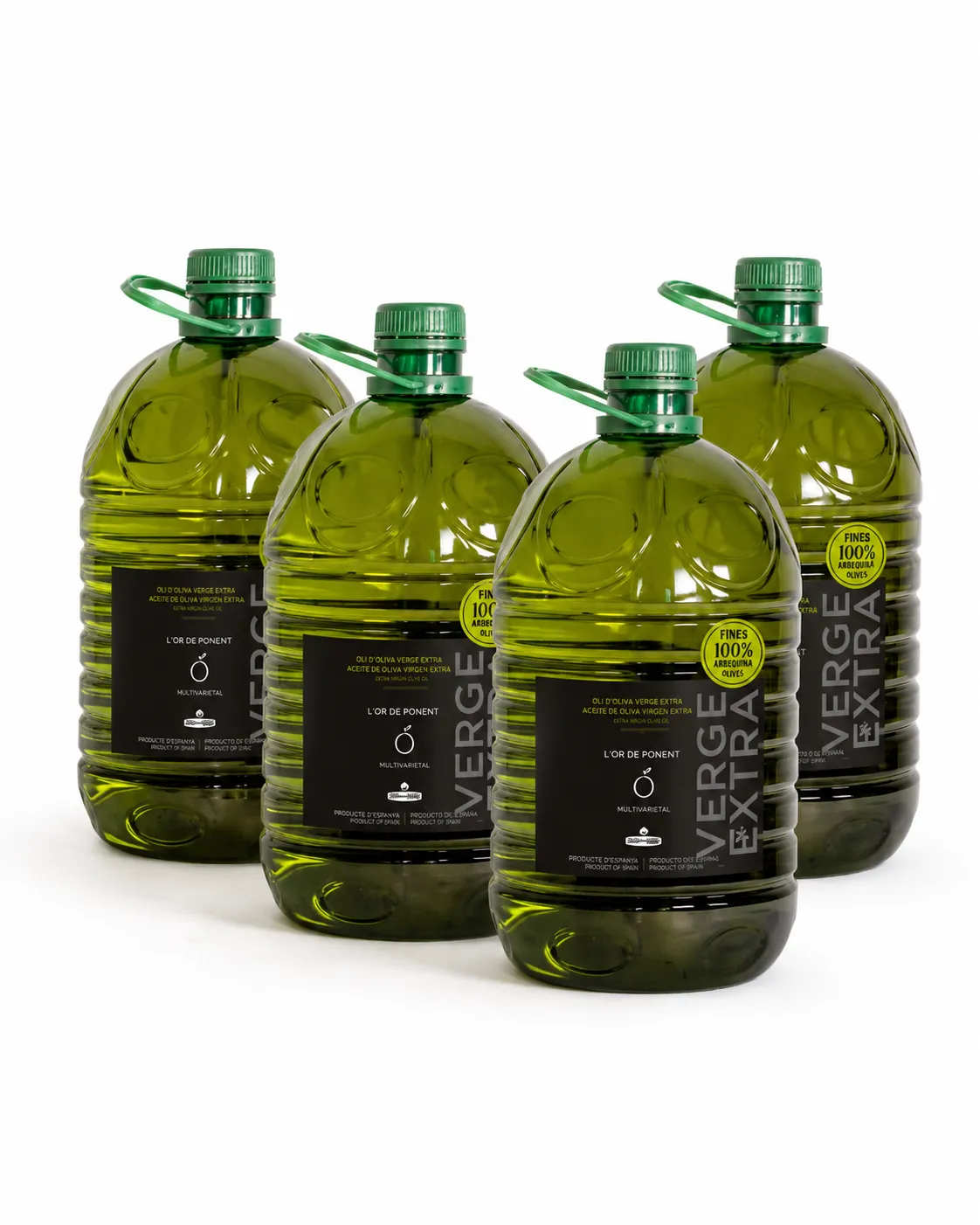 Pack 4 garrafes Oli d'oliva Verge Exta l'Or de Ponent 5 l