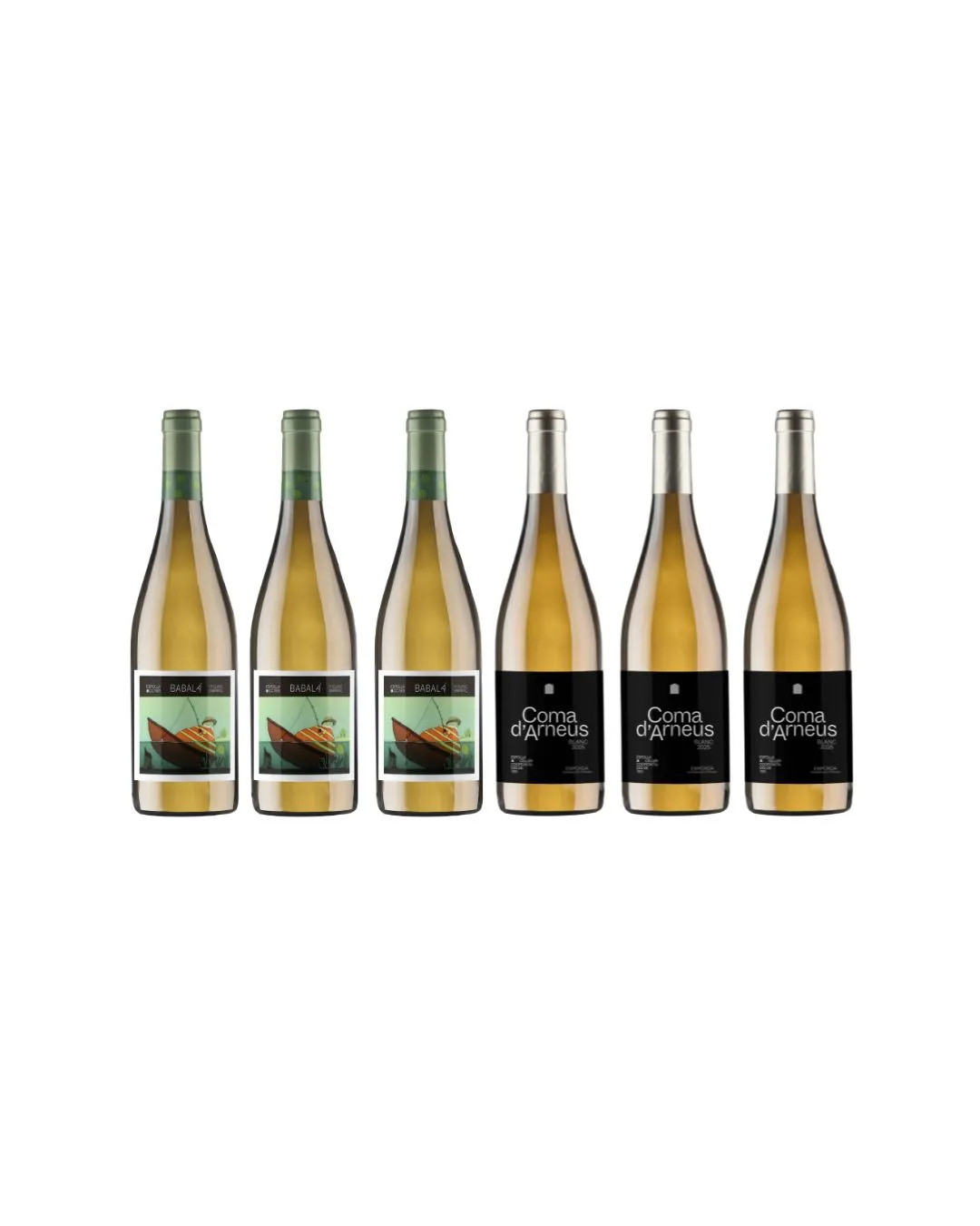 Pack 6 ampolles vins blancs joves Celler Espolla 750 ml