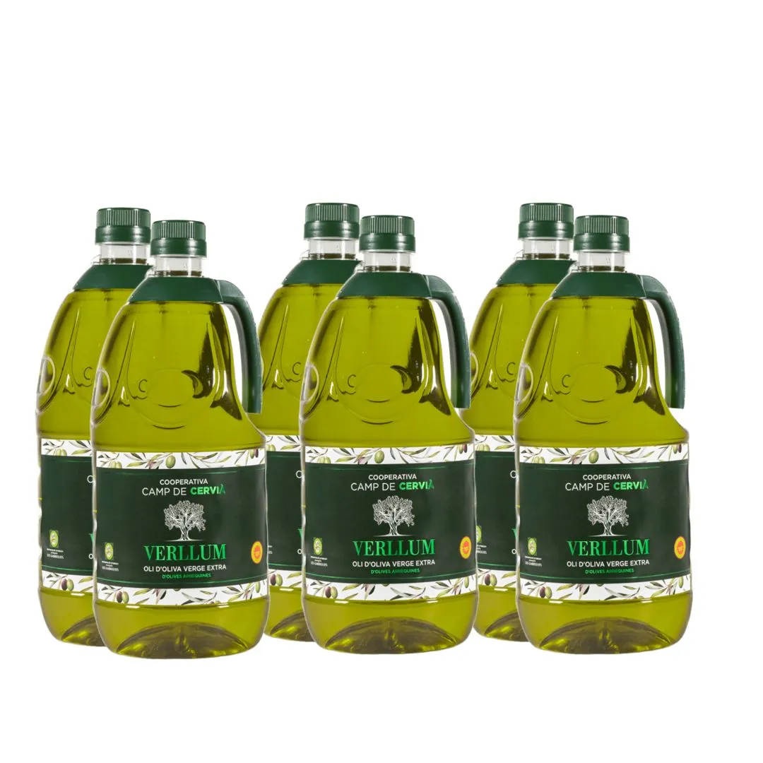 Pack garrafes Oli d'Oliva Verge Extra Verllum Camp de Cervià 2 l