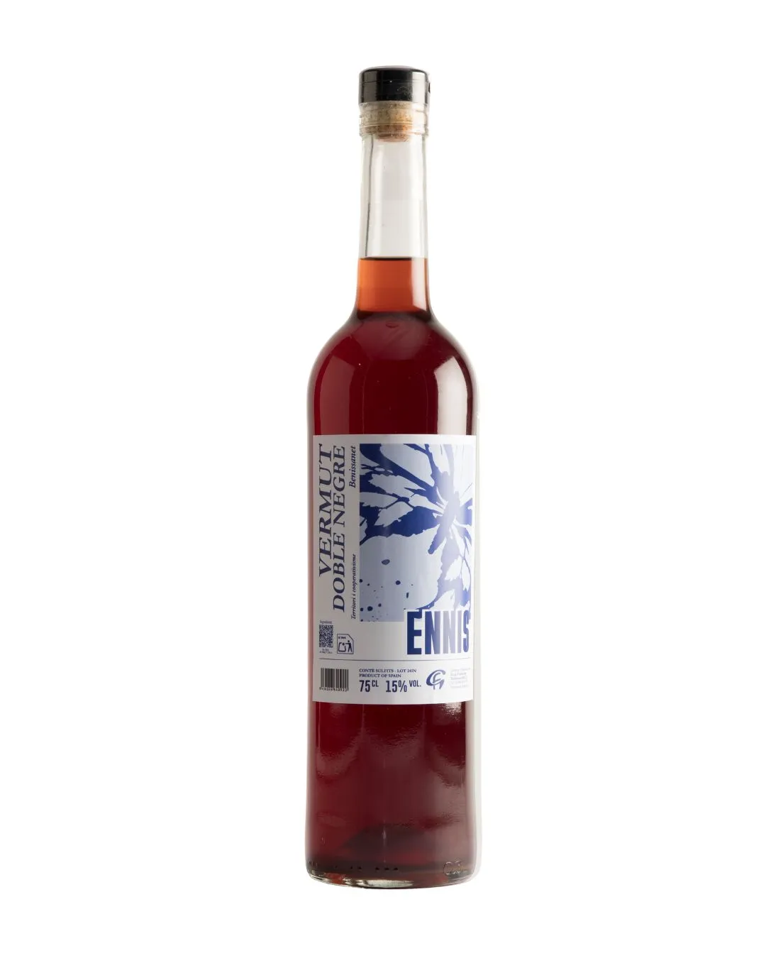 Vermut negre doble Ennis Grup Fruiter Benissanet 750 ml