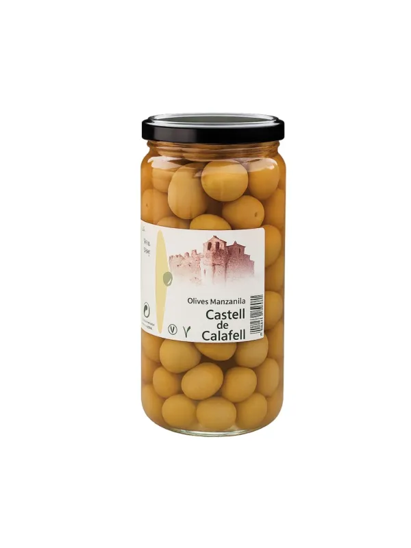 Producte Olives Mançanilla Castell de Calafell Imatge