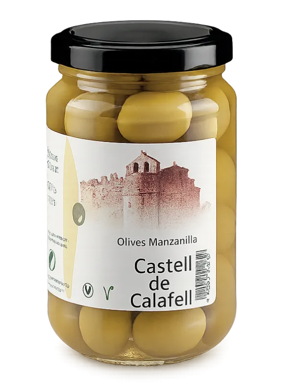 Producte Olives Mançanilla Castell de Calafell Imatge