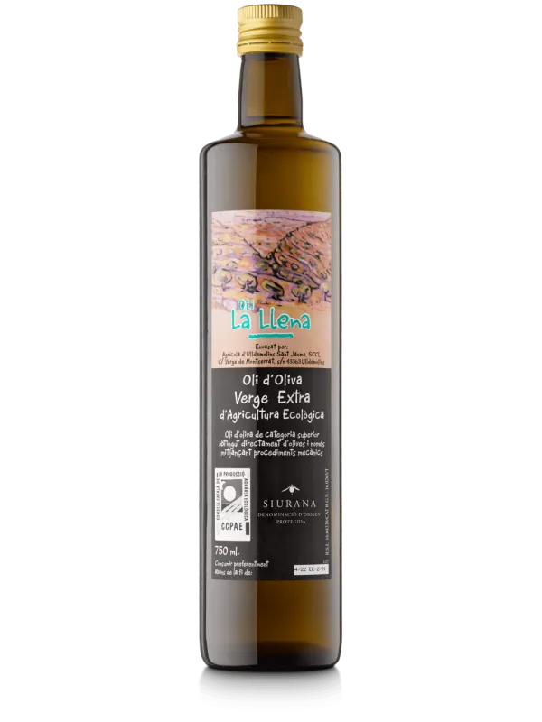 Producte Oli La Llena ecològic - ampolla 750ml Imatge