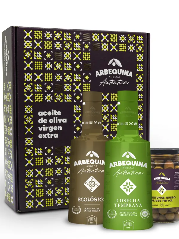 Producte Pack oli Promptusi ecològic caixa modern Cooperativa Arbeca Imatge