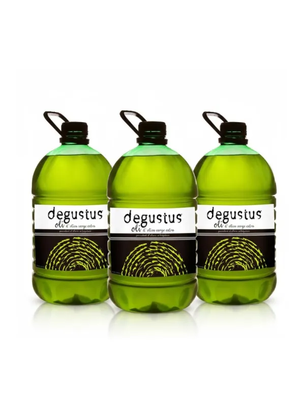 Producte Pack 3 garrafes Oli d'oliva Verge Extra Degustus La Granadella 5 l Imatge