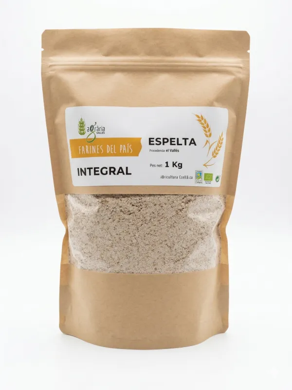 Producte Farina integral Eco Espelta Agrària del Vallès 1 kg Imatge