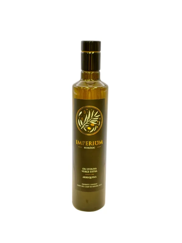 Producte Oli d'Oliva Verge Extra ampolla Imperium Camp de Bovera Imatge