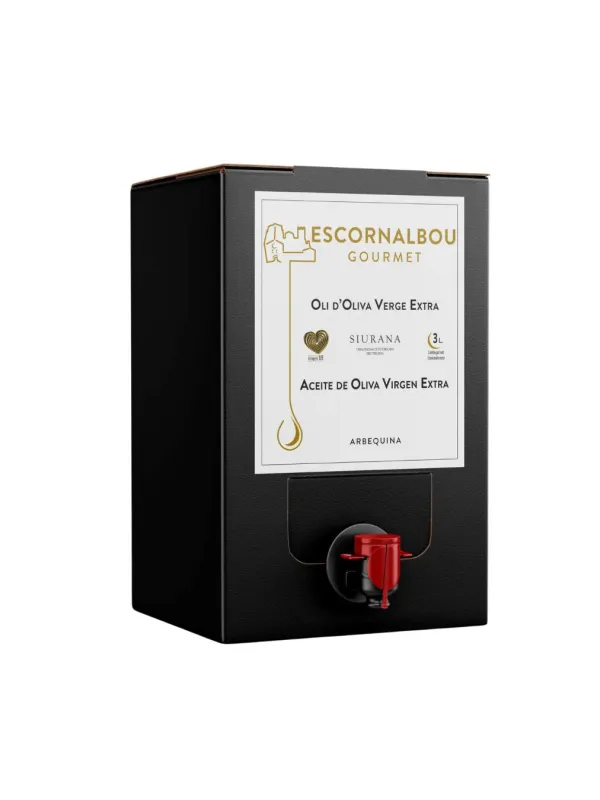 Producte Oli d'Oliva Verge Extra Bag in Box Escornalbou Agrícola Riudecanyes Imatge