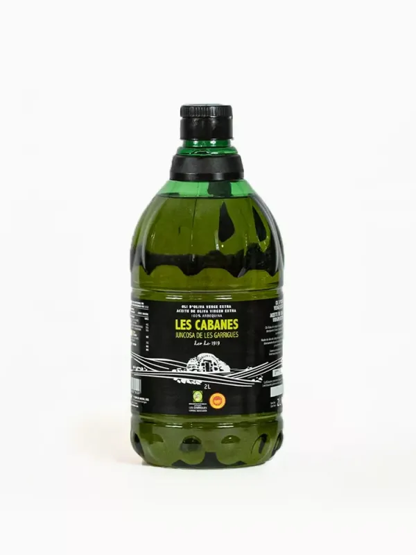 Oli d’oliva Verge Extra garrafa Les Cabanes Juncosa 2l