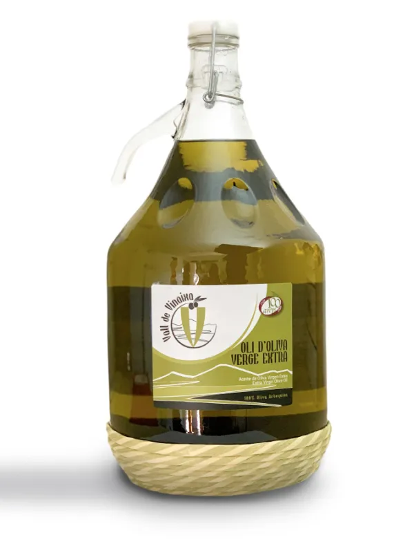 Producte Oli d'Oliva Verge Extra garrafa vidre Vall de Vinaixa 5 l Imatge