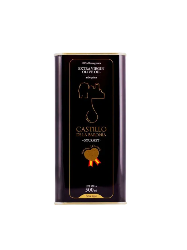 Producte Oli d'Oliva Verge Extra llauna Castell de Baronia Agrícola Riudecanyes Imatge