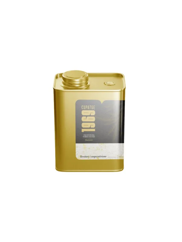 Producte Oli d'Oliva Verge Extra  llauna cupatge 1969 Grup Fruiter  Benissanet Imatge