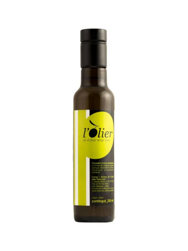 Producte Oli d'Oliva Verge Extra ampolla l'Olier Els Torms Imatge