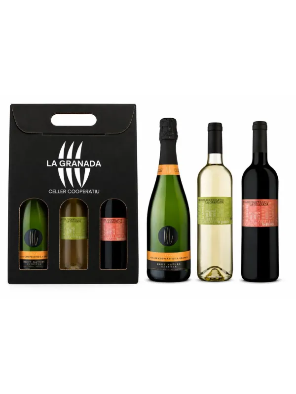 Producte Pack 3 ampolles Identitat Celler de la Granada Imatge