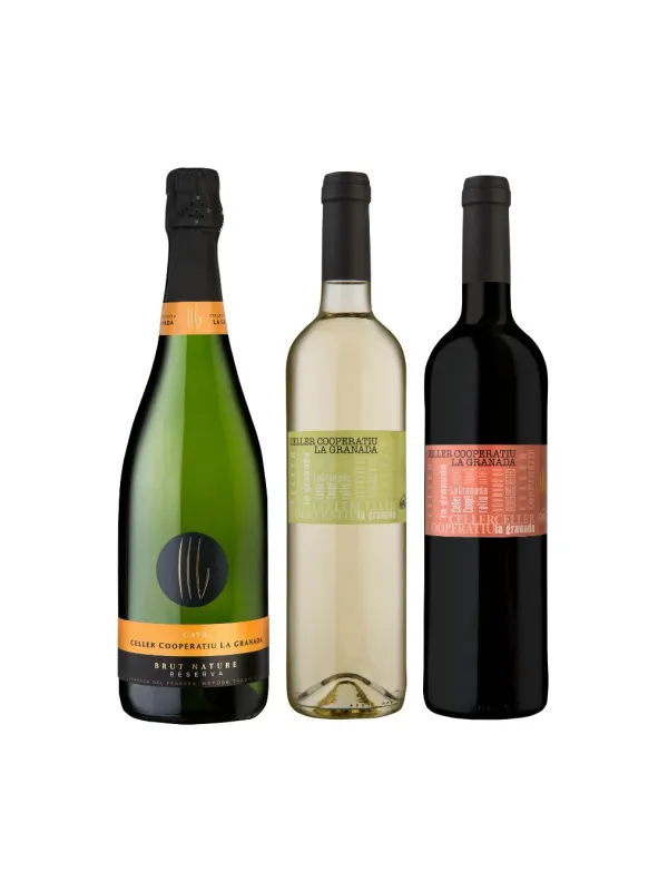 Producte Pack 3 ampolles  Identitat Celler de La Granada Imatge