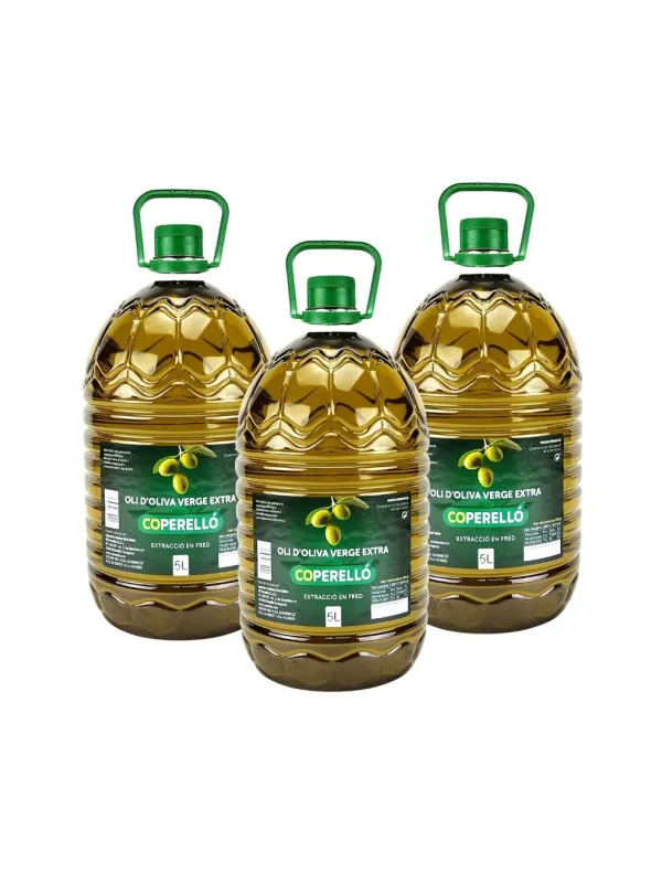Producte Pack 3 garrafes Oli d'Oliva Verge Extra Coperelló 5 l Imatge